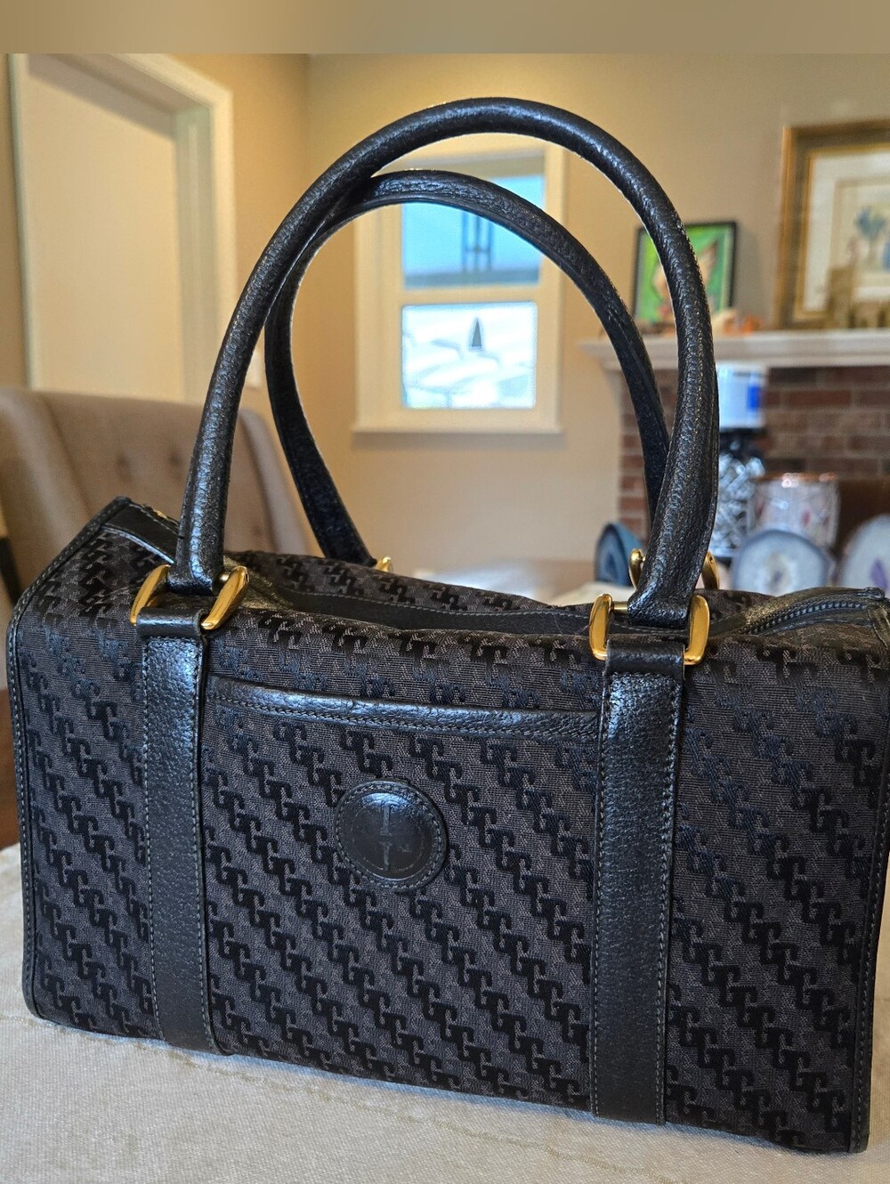 1980s Vintage Gucci Mini Boston Bag